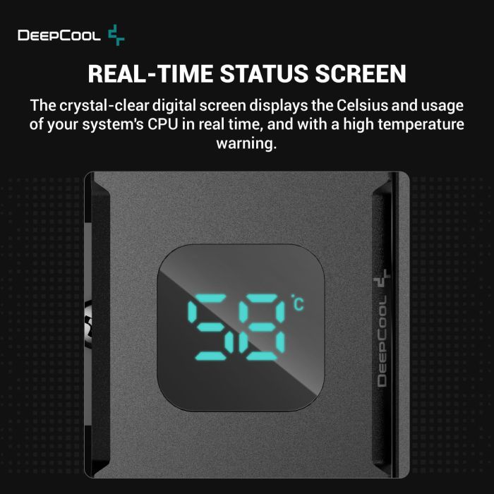 Кулер для процессора Deepcool AG400 DIGITAL BK ARGB изображение 12