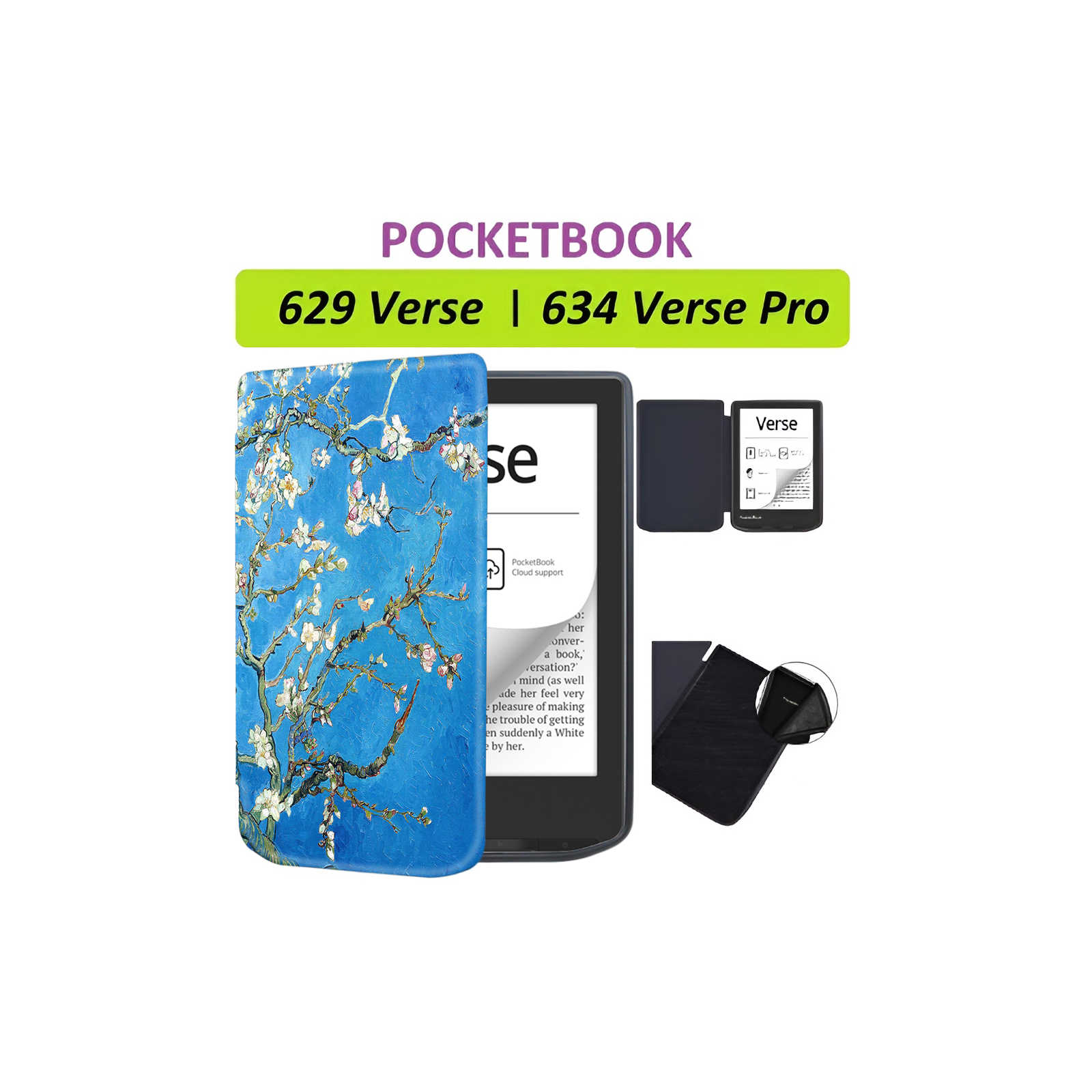 Чехол для электронной книги BeCover Smart Case PocketBook 629 Verse / 634 Verse Pro 6" Library (710974) изображение 8