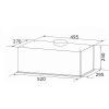Вытяжка кухонная GRANADO Palamos 4613-1200 White glass (GCH4613120055) изображение 8