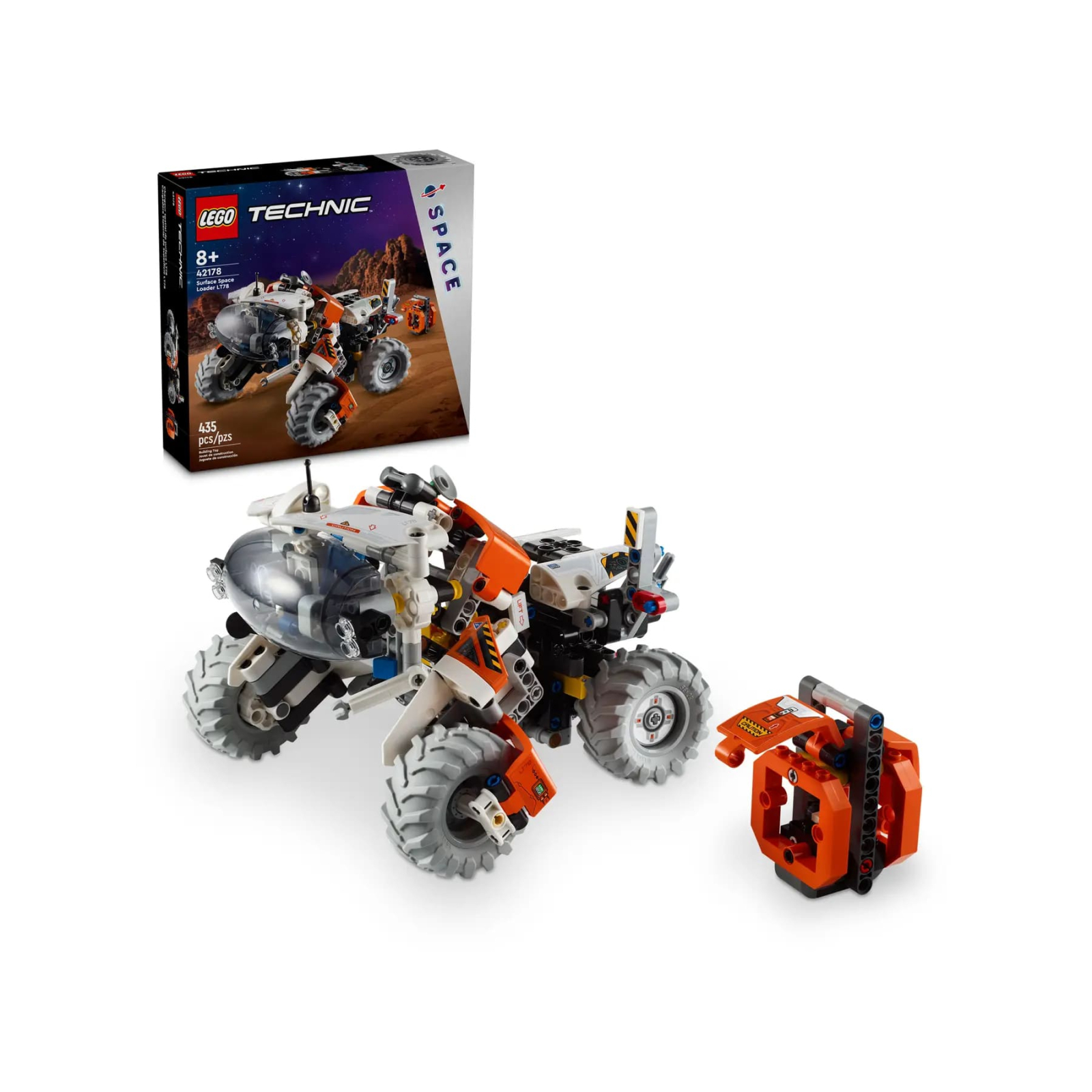 Конструктор LEGO Technic Космический колесный погрузчик LT78 435 деталей (42178) изображение 5