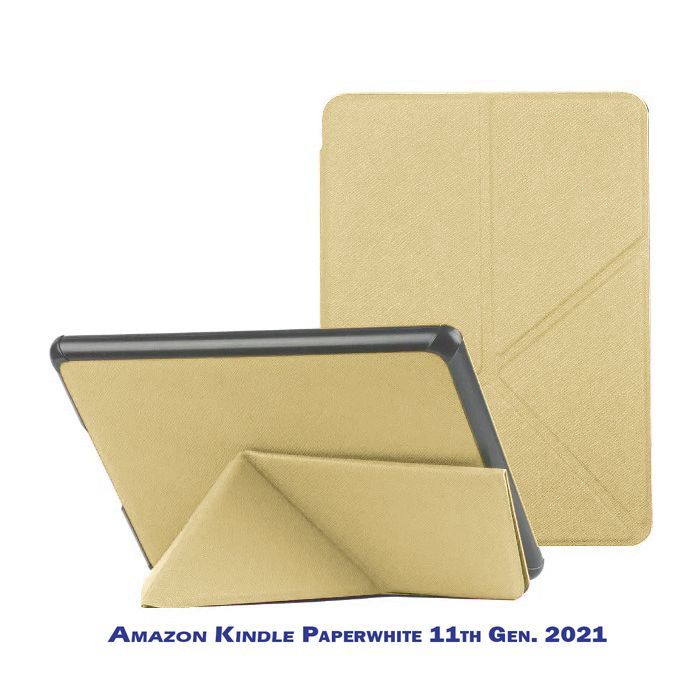 Чохол до електронної книги BeCover Ultra Slim Origami Amazon Kindle Paperwhite 11th Gen. 2021 Gold (711056)
