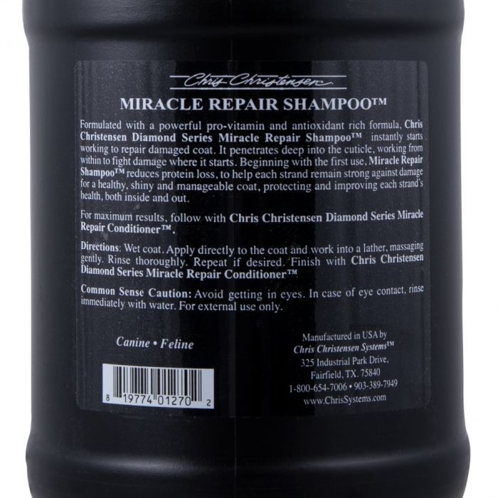 Шампунь для животных Chris Christensen Miracle Repair для ухода за шерстью 3.8 л (819774012702) изображение 4