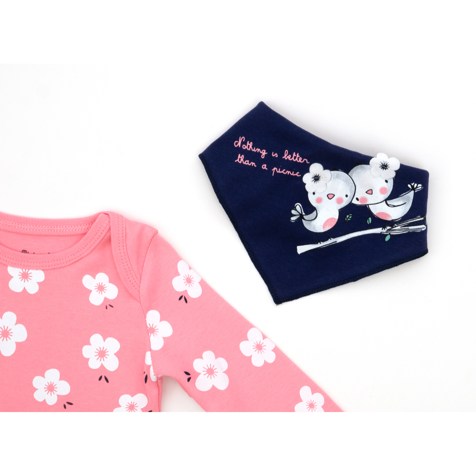Набор детской одежды Miniworld с цветочками (16378-62G-pink) изображение 9
