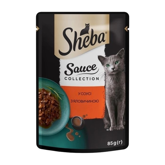 Влажный корм для собак Sheba с говядиной в соусе 85 г (4770608264406)