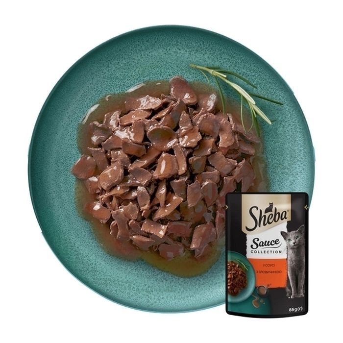 Влажный корм для собак Sheba с говядиной в соусе 85 г (4770608264406) изображение 3