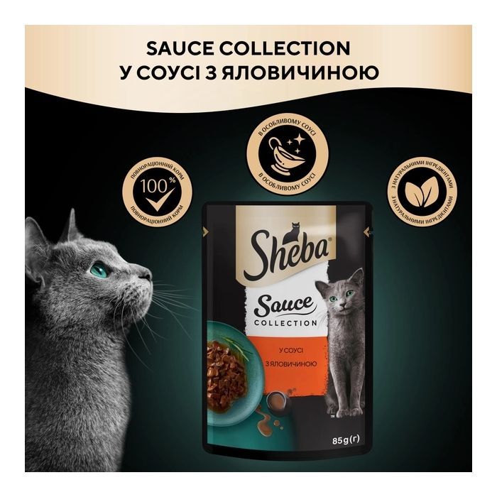 Влажный корм для собак Sheba с говядиной в соусе 85 г (4770608264406) изображение 4