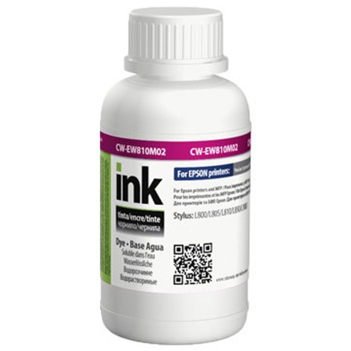 Чернила ColorWay Epson L-800/810/850 200мл Magenta (CW-EW810M02)