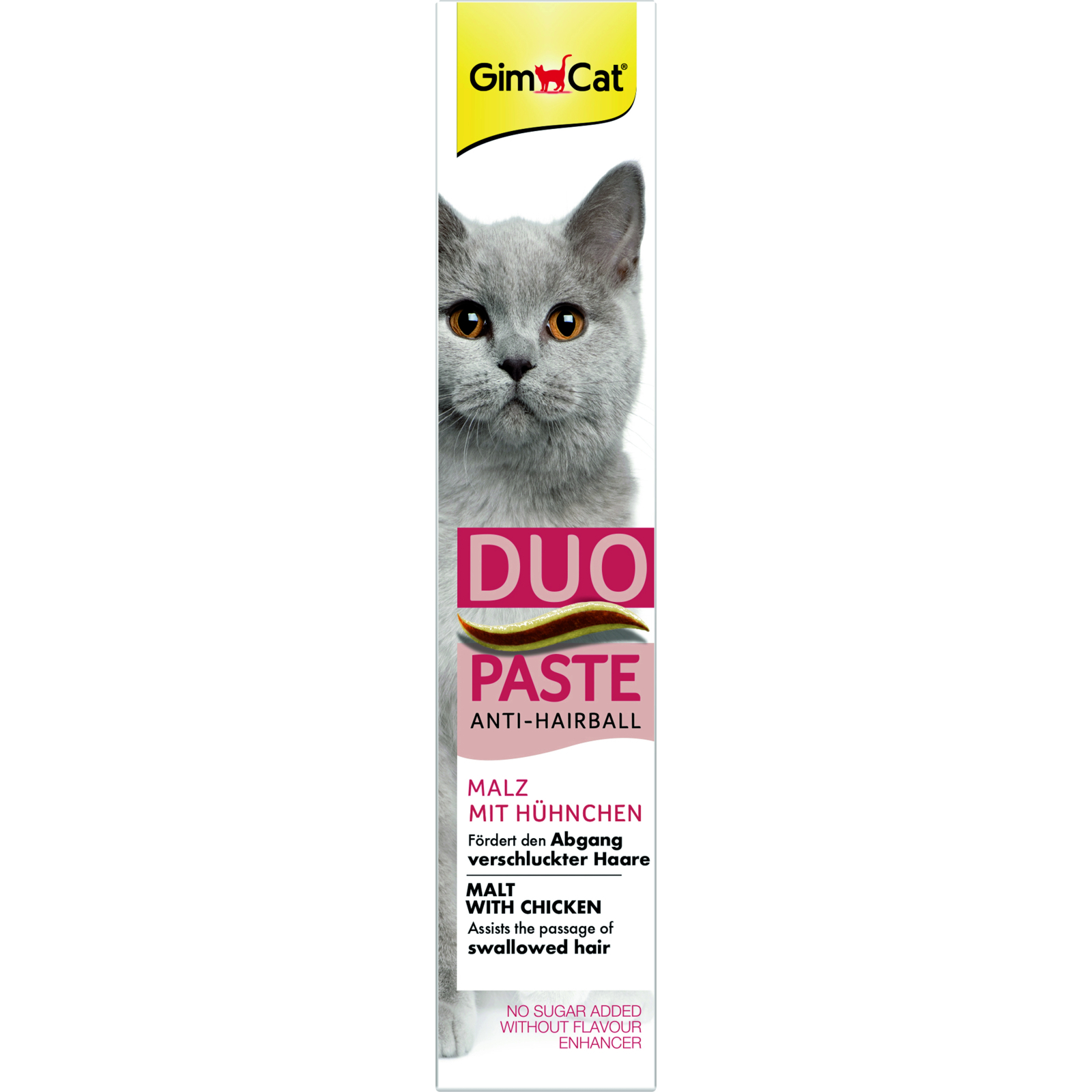 Паста для тварин GimCat DUO PASTE Anti-hairball malt with chicken мальт та курка 50 г (4002064427201) зображення 2