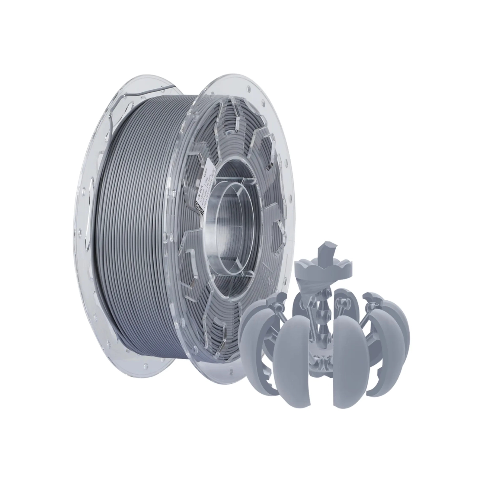 Пластик для 3D-принтера Creality PLA 1кг, 1.75мм, grey dark (3301010123)