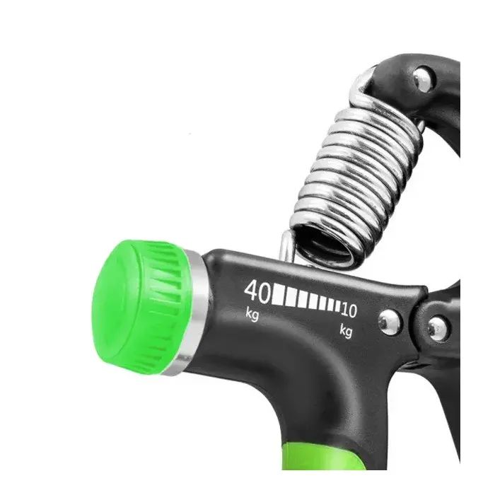 Эспандер PowerPlay кистьовий 10-40 кг Strength Grip Чорно-зелений (PP_4323_Bl/Green) изображение 3
