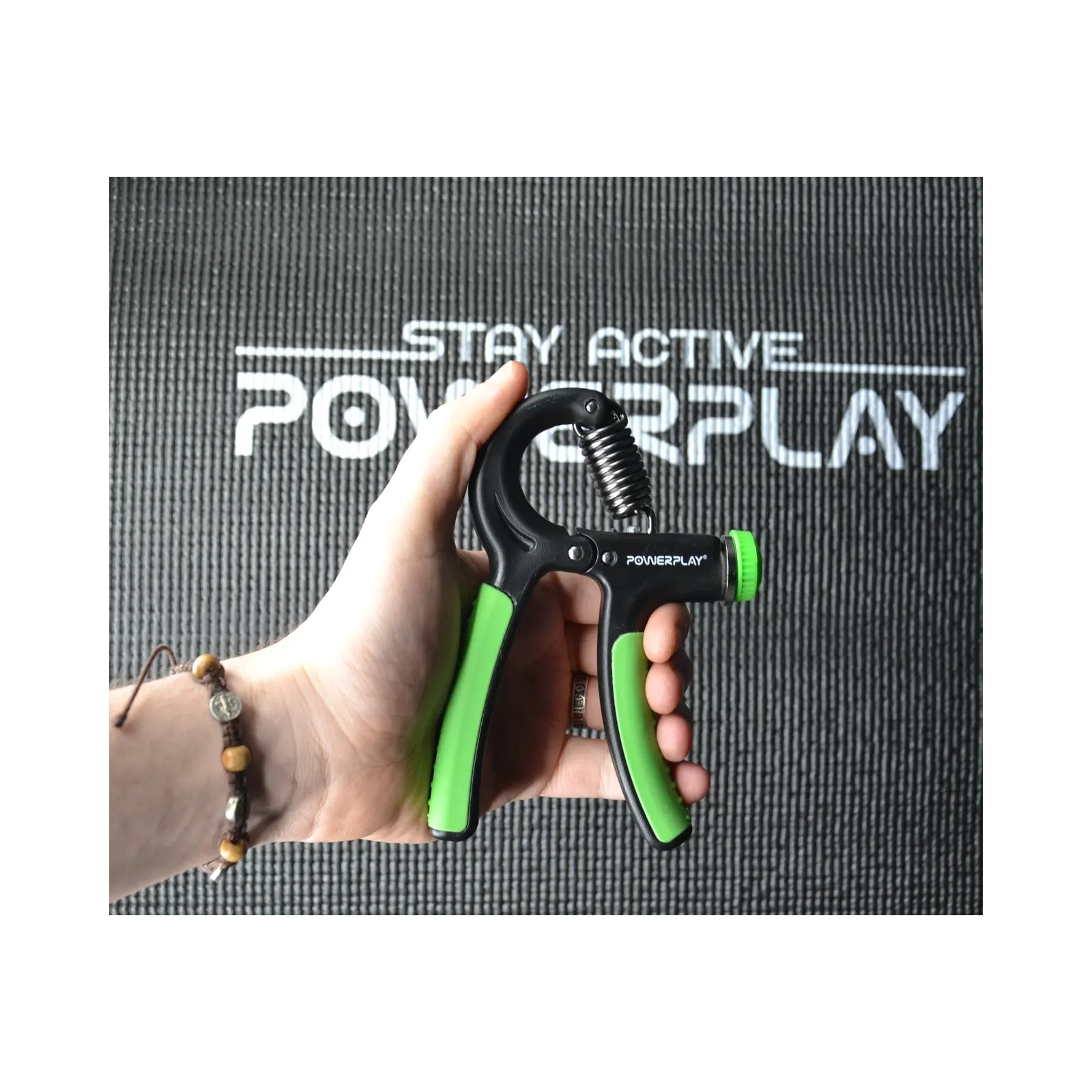 Эспандер PowerPlay кистьовий 10-40 кг Strength Grip Чорно-червоний (PP_4323_Bl/Red) изображение 6