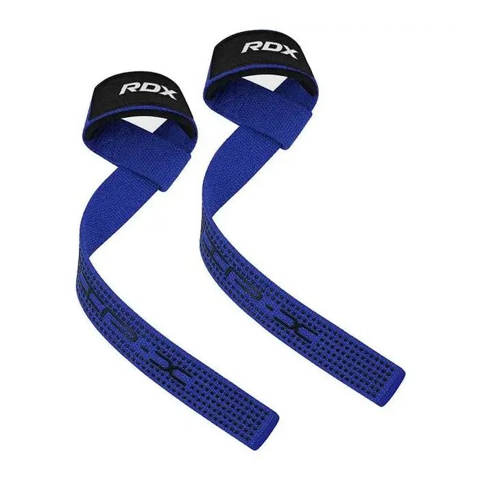 Кистевые лямки RDX S4 Gym Cotton Gel Straps Black Plus (WAC-S4B+) изображение 2