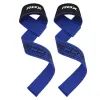 Кистевые лямки RDX S4 Gym Cotton Gel Straps Black Plus (WAC-S4B+)
