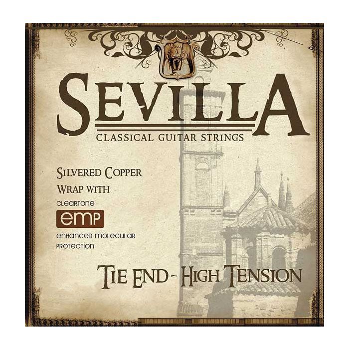 Струны для гитары Cleartone Sevilla Tie End High Tension (8450)