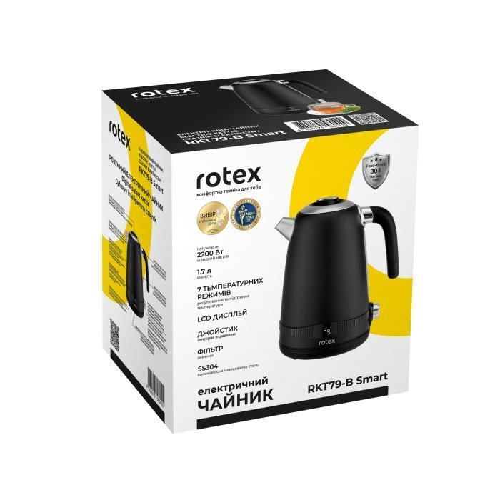 Електрочайник Rotex RKT79-B Smart зображення 9