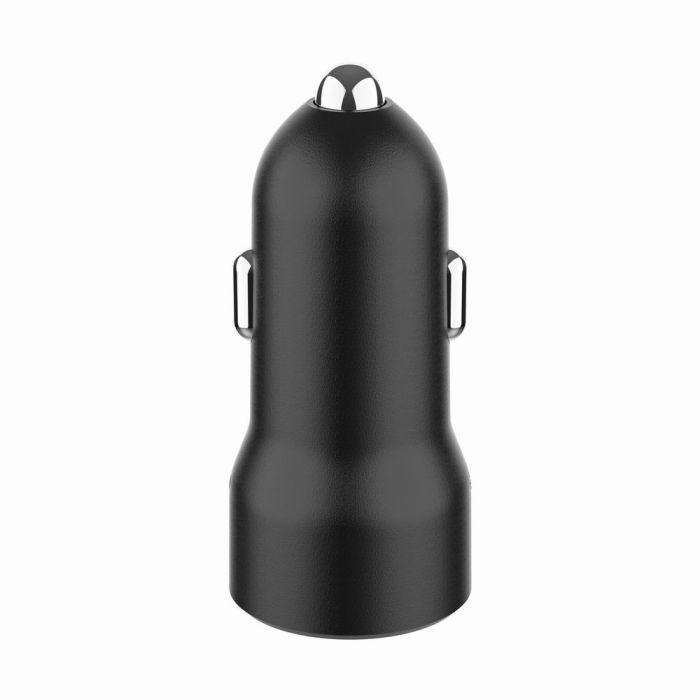 Зарядний пристрій Gembird 1xUSB-A (18W QC3.0) + 1xUSB-C (20W PD) black (TA-UC-A2PDQC20-CAR-01) зображення 4