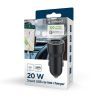 Зарядний пристрій Gembird 1xUSB-A (18W QC3.0) + 1xUSB-C (20W PD) black (TA-UC-A2PDQC20-CAR-01) зображення 5