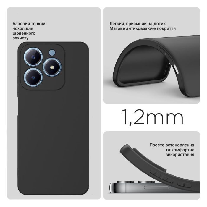 Чехол для мобильного телефона BeCover Realme C61 Black (711898) изображение 2