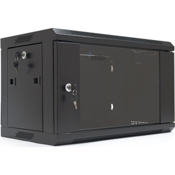 Шкаф настенный Merlion 6U 19" 600*350*367 (Ш*Г*В)мм, black (MI3-6306 / 36527)