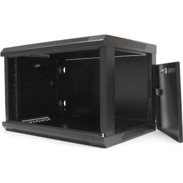 Шкаф настенный Merlion 6U 19" 600*350*367 (Ш*Г*В)мм, black (MI3-6306 / 36527) изображение 3