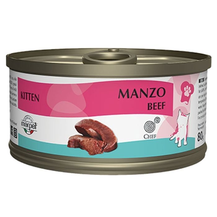 Консерви для котів Marpet Aequilibria Chef З яловичиною 80 г (GN62/080)