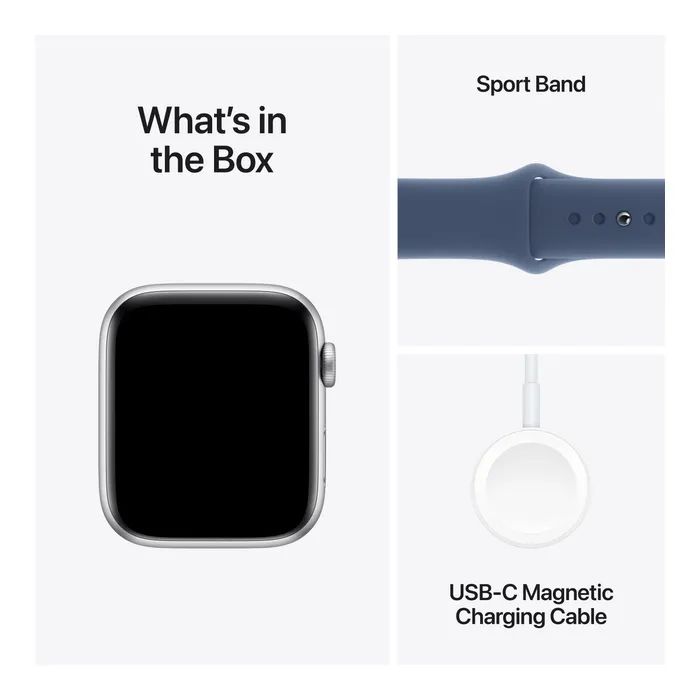Смарт-часы Apple Watch SE 2024 GPS 40mm Starlight Aluminium Case with Starlight Sport Band - S/M (MXEF3QH/A) изображение 7