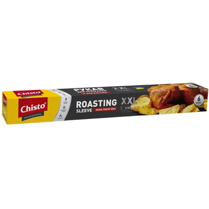 Рукав для запекания Chisto Professional XXL Широкий с завязками 6 м (4823098414384)