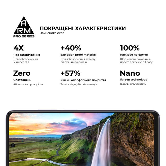 Стекло защитное Armorstandart Pro OPPO A3 4G / A3x 4G Black (ARM80892) изображение 5