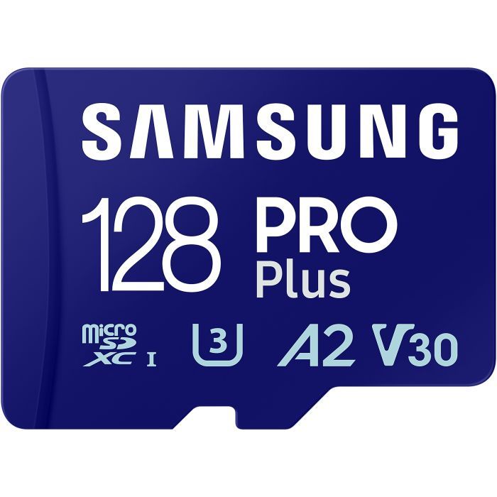 Карта пам'яті Samsung 128 GB microSDXC Pro Plus UHS-I U3 V30 A2 Class 10 + SD-adapter (MB-MD128SA/EU) зображення 2