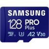 Карта пам'яті Samsung 128 GB microSDXC Pro Plus UHS-I U3 V30 A2 Class 10 + SD-adapter (MB-MD128SA/EU) зображення 2