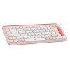Клавиатура Logitech POP Icon Keys Bluetooth UA Rose (920-013073)