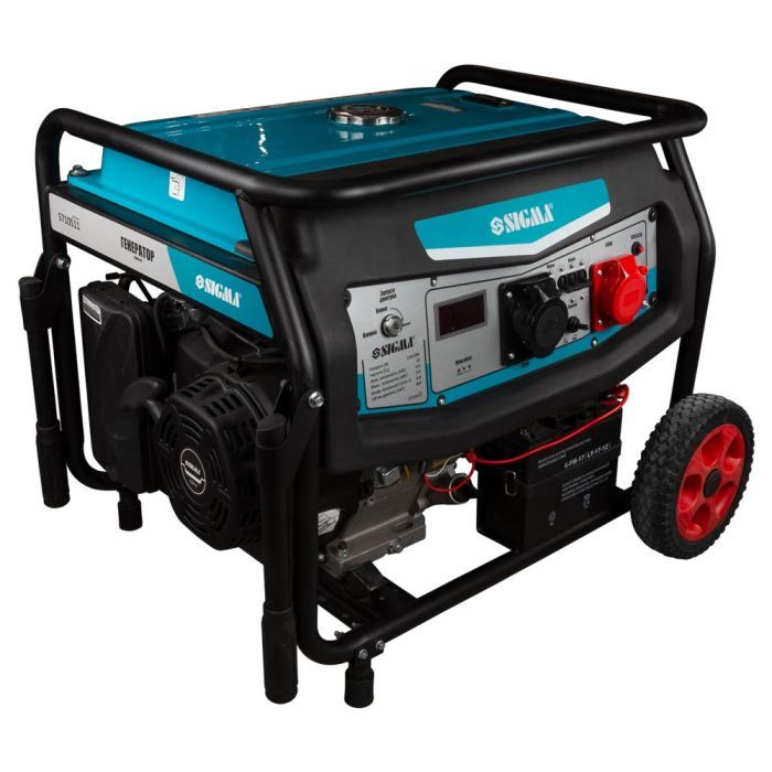 Генератор Sigma 220V/380V 3ф 8.5/9.0kW электрозапуск (5710511) изображение 2