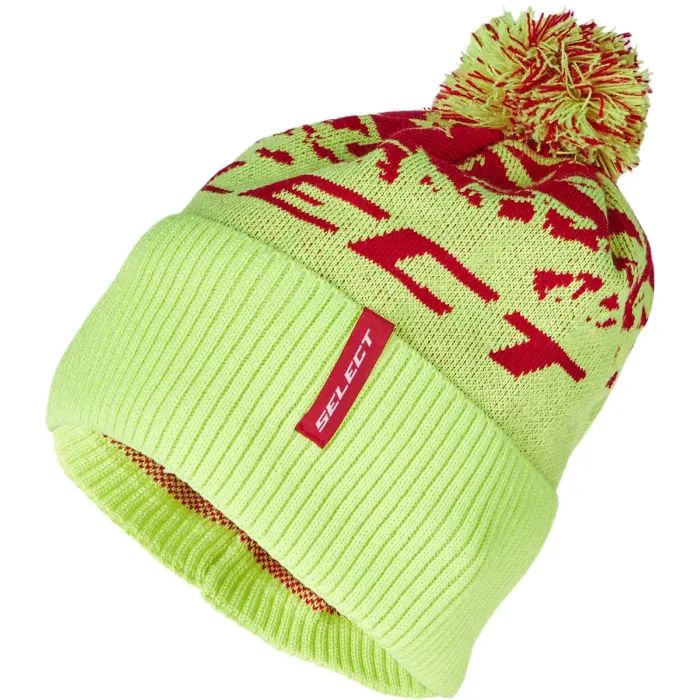Шапка Select Pompon Hat 56 Yellow Red (1870.79.22)