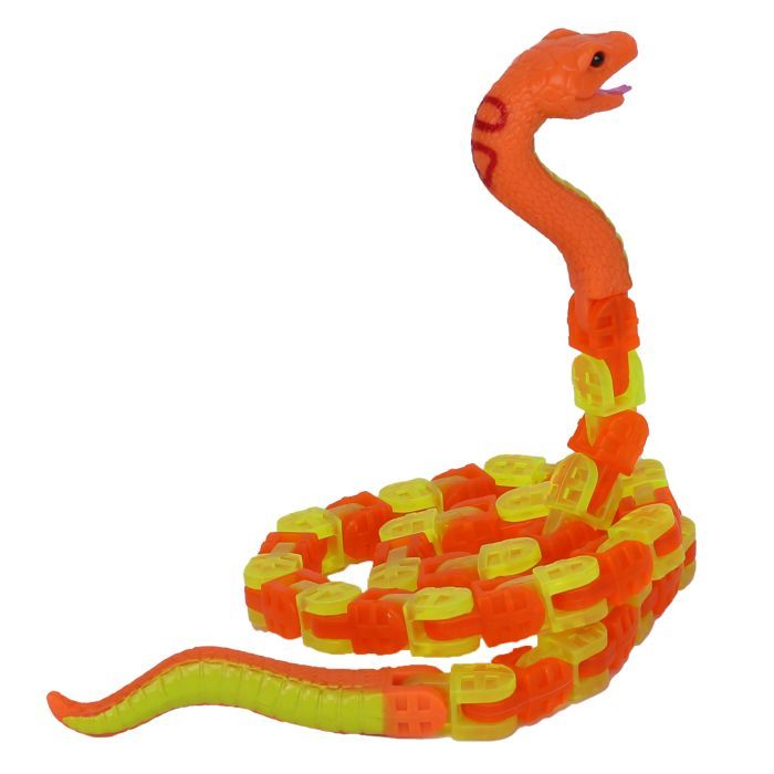 Интерактивная игрушка Zing Klixx Creaturez - Fidget Питон красно-желтый (KX130P_B) изображение 5