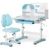 Парта со стулом Mealux Octo Blue (+ полка) (BD-33 BL)