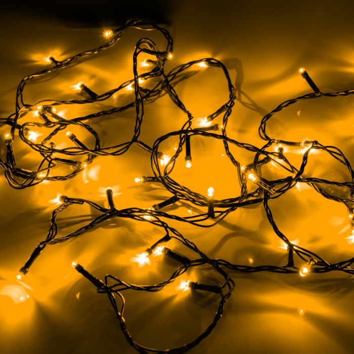 Гирлянда YES! Fun Нить 70 LED Тепло-белая 4.9 м 8 режимов Мерцание (974835) изображение 4