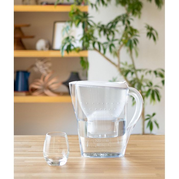 Фільтр-глечик Brita Marella Memo MXPro 2.4л (1.4л води) з фільтр-картриджем, графіт (1052794) зображення 6