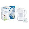 Фільтр-глечик Brita Marella Memo MXPro 2.4л (1.4л води) з фільтр-картриджем, білий (1052789) зображення 7