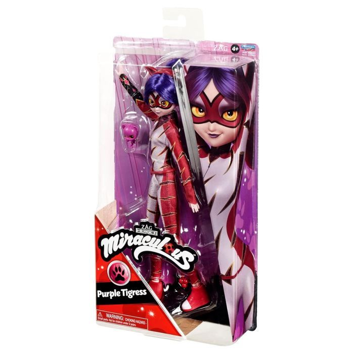 Кукла Miraculous Леди Баг и Супер-Кот - Пурпурная Тигрица (50023) изображение 6