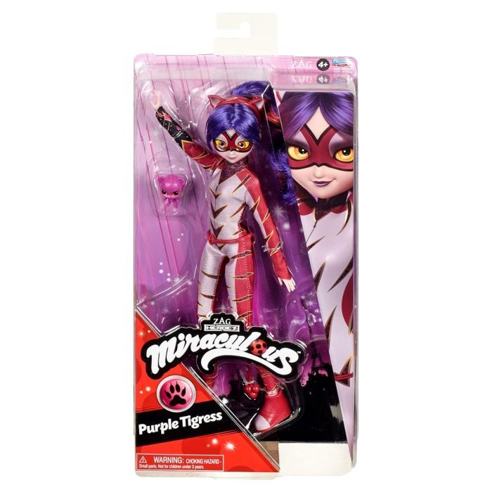 Кукла Miraculous Леди Баг и Супер-Кот - Пурпурная Тигрица (50023) изображение 7
