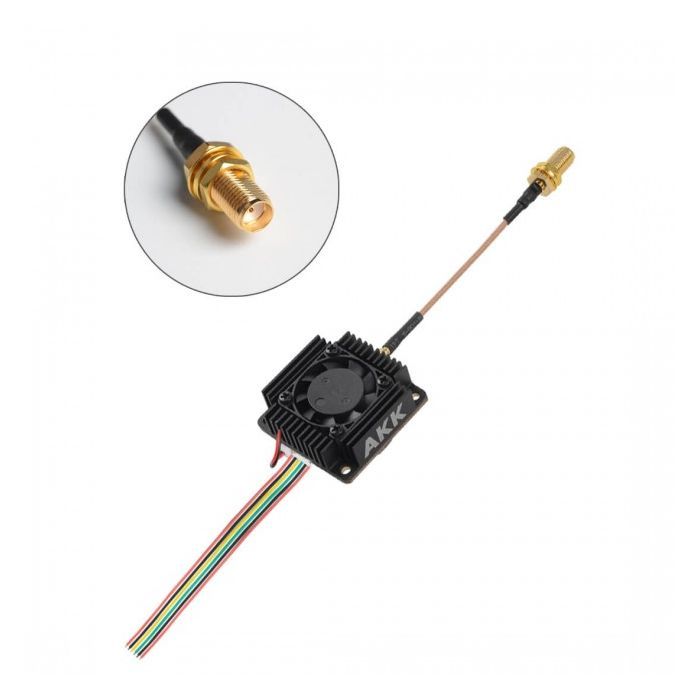 Відеопередавач (VTX) AKK Ultra Long Range 3W 5.8GHz 96CH Low Band (TX3000AC96) зображення 2