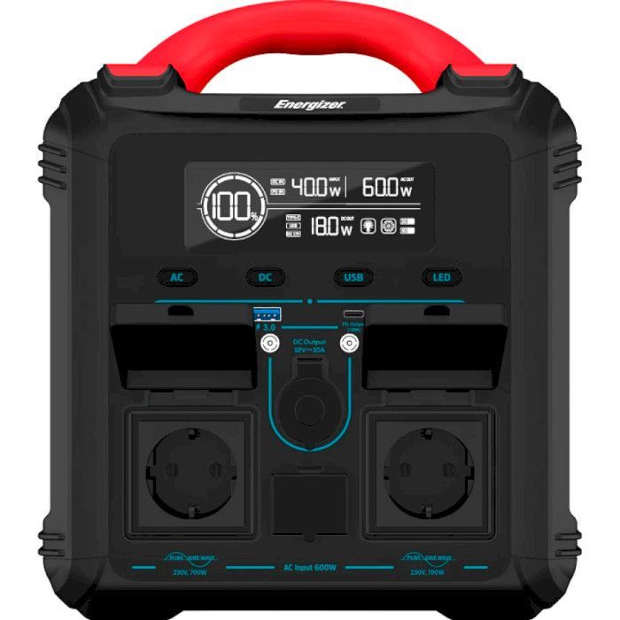 Зарядная станция Energizer 700W, 551Wh (PPS550W1F) изображение 5