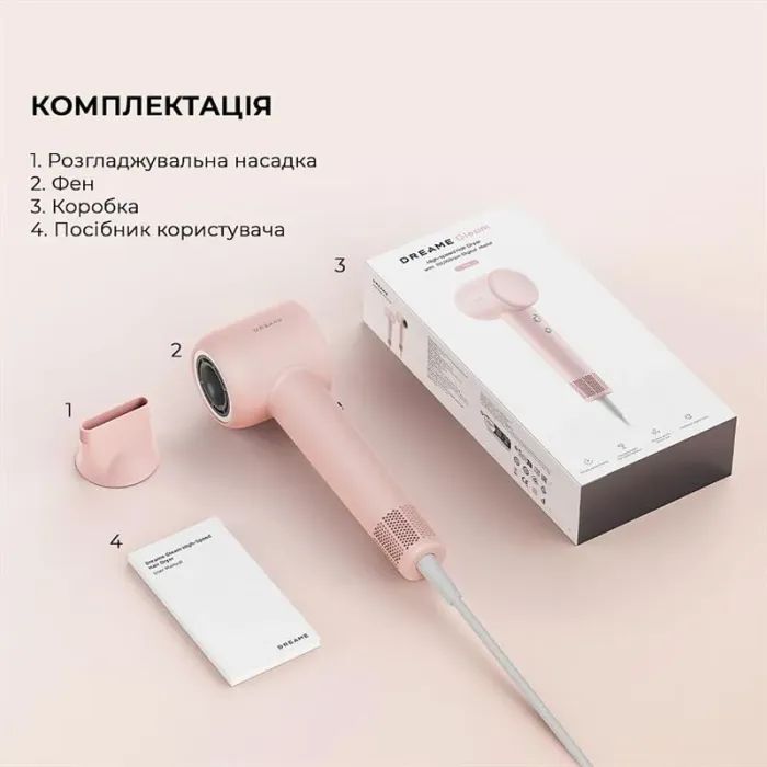 Фен Dreame Gleam Pink (AHD12A-PK) изображение 11