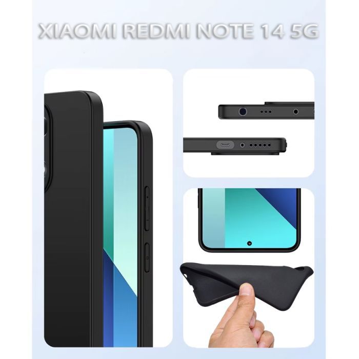 Чохол до мобільного телефона BeCover Xiaomi Redmi Note 14 5G Black (712757) зображення 2