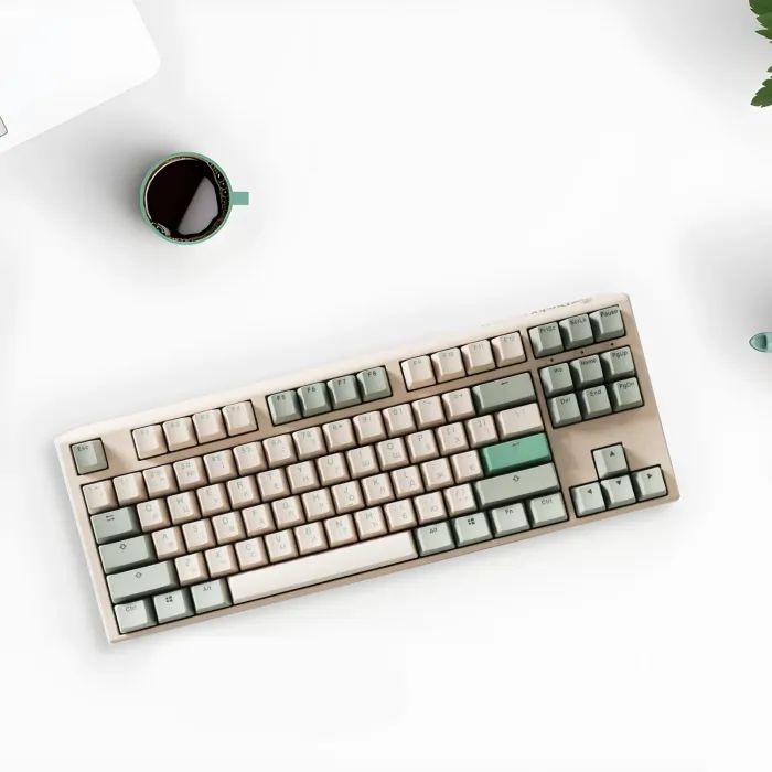 Клавіатура Ducky One 3 TKL Cherry MX Red UA USB Cream (DKON2187-RUAPXМAEGGC1) зображення 4