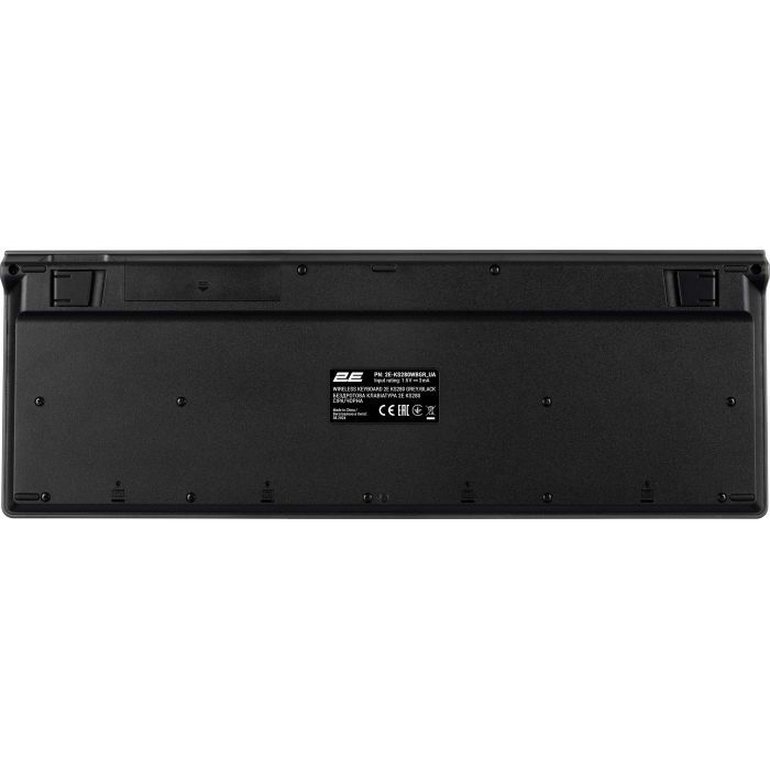 Клавиатура 2E KS280 Wireless/Bluetooth Black-Gray (2E-KS280WBGR_UA) изображение 2