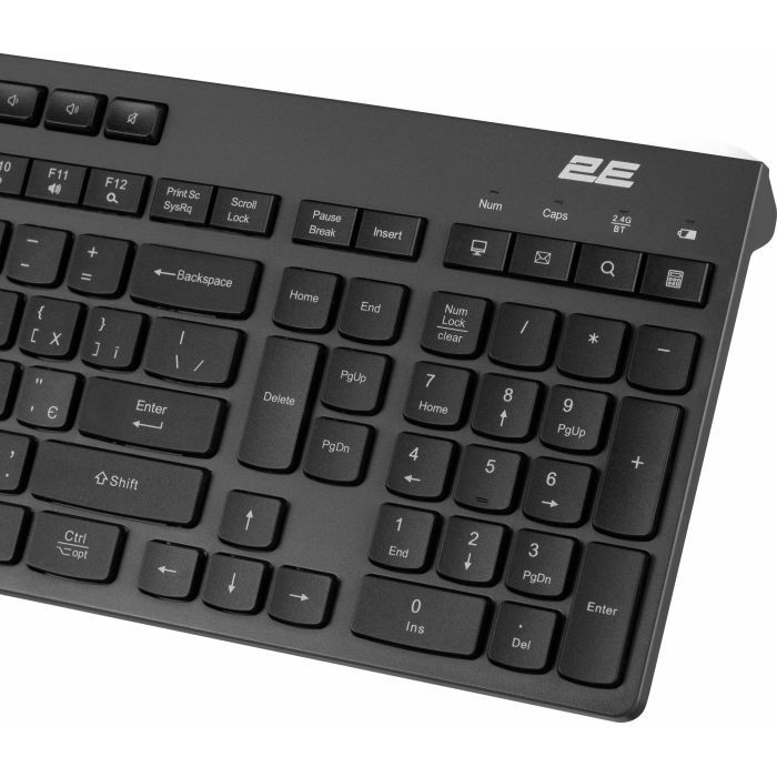 Клавиатура 2E KS280 Wireless/Bluetooth Black-Gray (2E-KS280WBGR_UA) изображение 5