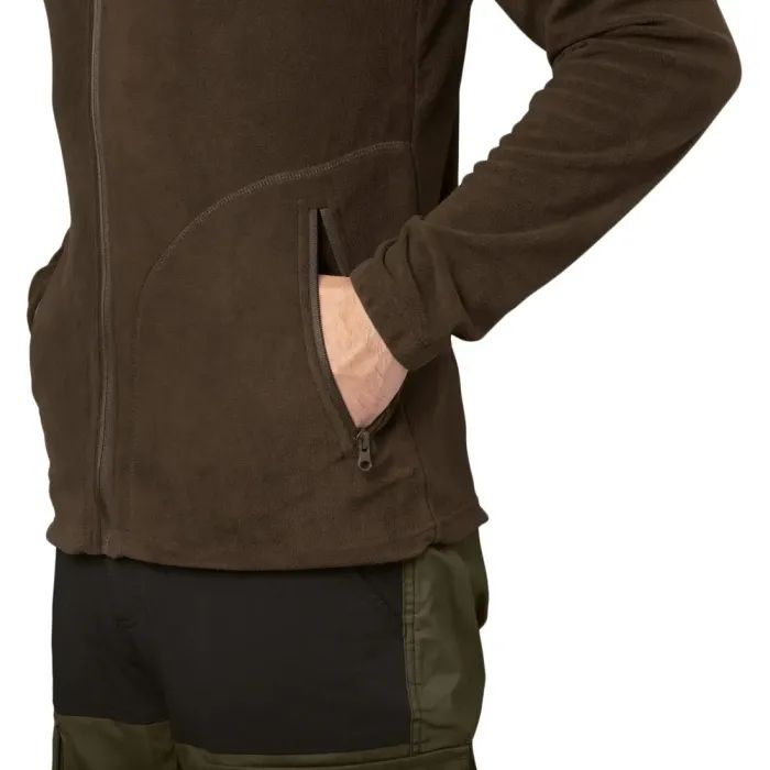 Кофта Seeland Benjamin fleece Темно коричневий L (13021551605) изображение 5
