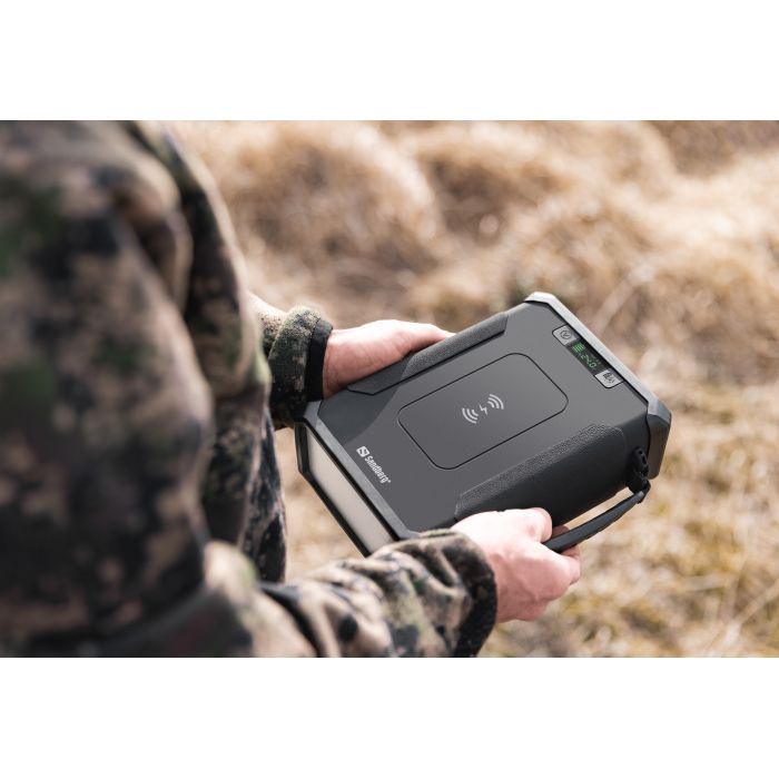 Батарея универсальная Sandberg 96000mAh, Survivor, DC/84W, PD/60W, Cigar Lighter 180W, Wireless, LiFePo4 (420-78) изображение 7