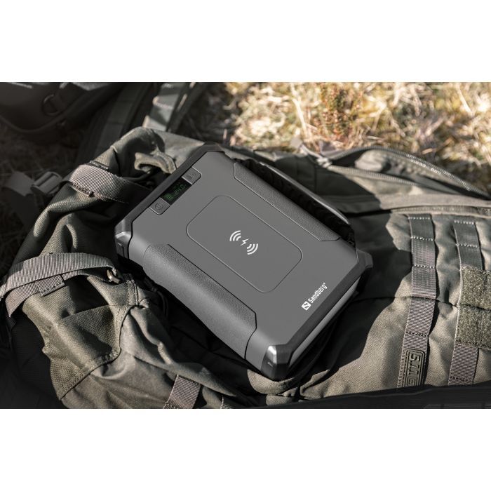 Батарея универсальная Sandberg 96000mAh, Survivor, DC/84W, PD/60W, Cigar Lighter 180W, Wireless, LiFePo4 (420-78) изображение 9